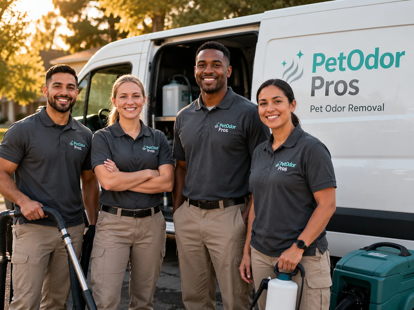 Pet Odor Removal team serving Cedarville, MI